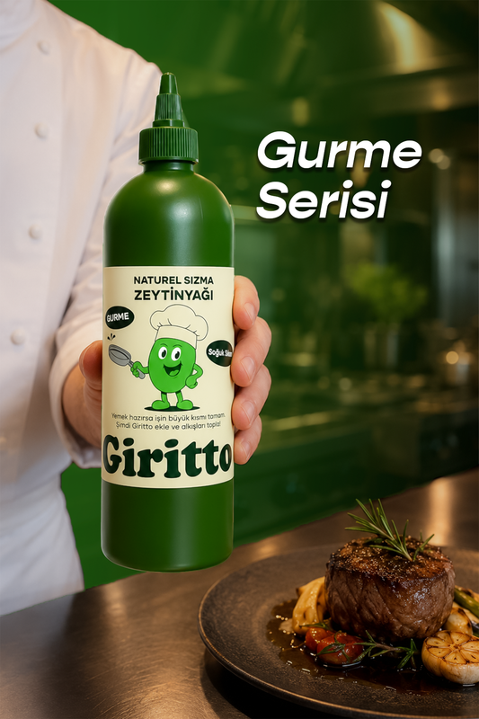 Gurme Seri Natürel Sızma Zeytinyağı 500 ml – Mutfak ve Yemekler İçin Şef Serisi
